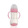 Großhandel 240ML PP Kunststoff Baby Sippy Cup Trinkbecher Wasserflasche mit Stroh